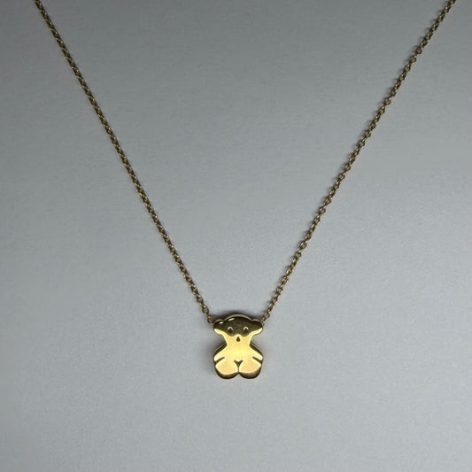 ✨💛 Cadena de Oro de 18K con Dije Estilo Tous | 41 cm | 2.7 g de Oro 💛🧸✨