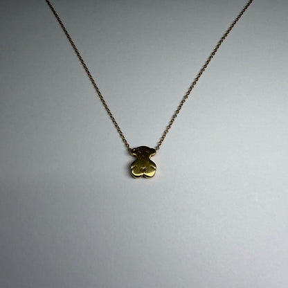 ✨💛 Cadena de Oro de 18K con Dije Estilo Tous | 41 cm | 2.7 g de Oro 💛🧸✨