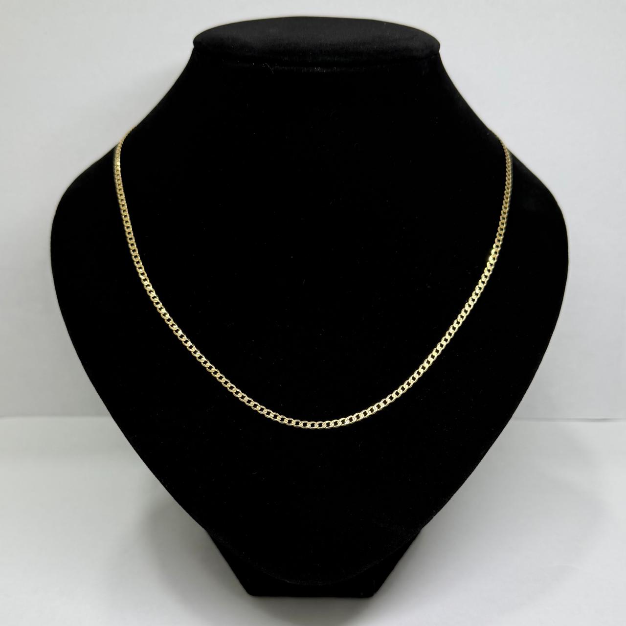 ✨💛 Cadena de Oro de 14K Tejido Cubano | 51 cm | 3.8 g de Oro 💛✨