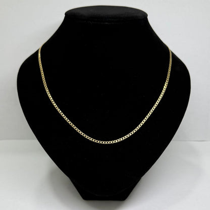 ✨💛 Cadena de Oro de 14K Tejido Cubano | 51 cm | 3.8 g de Oro 💛✨