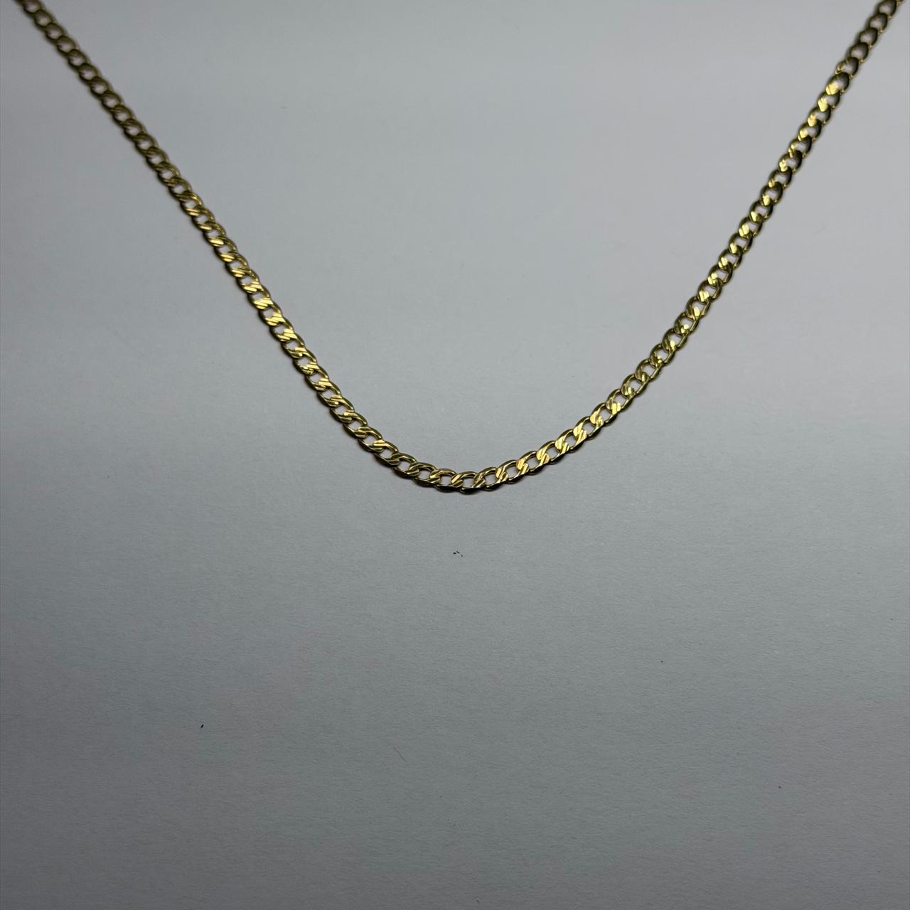 ✨💛 Cadena de Oro de 14K Tejido Cubano | 51 cm | 3.8 g de Oro 💛✨