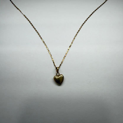 ✨💛 Cadena Estilo Gucci de Oro de 10K con Dije de Corazón | 42 cm | 2 g de Oro 💛❤️
