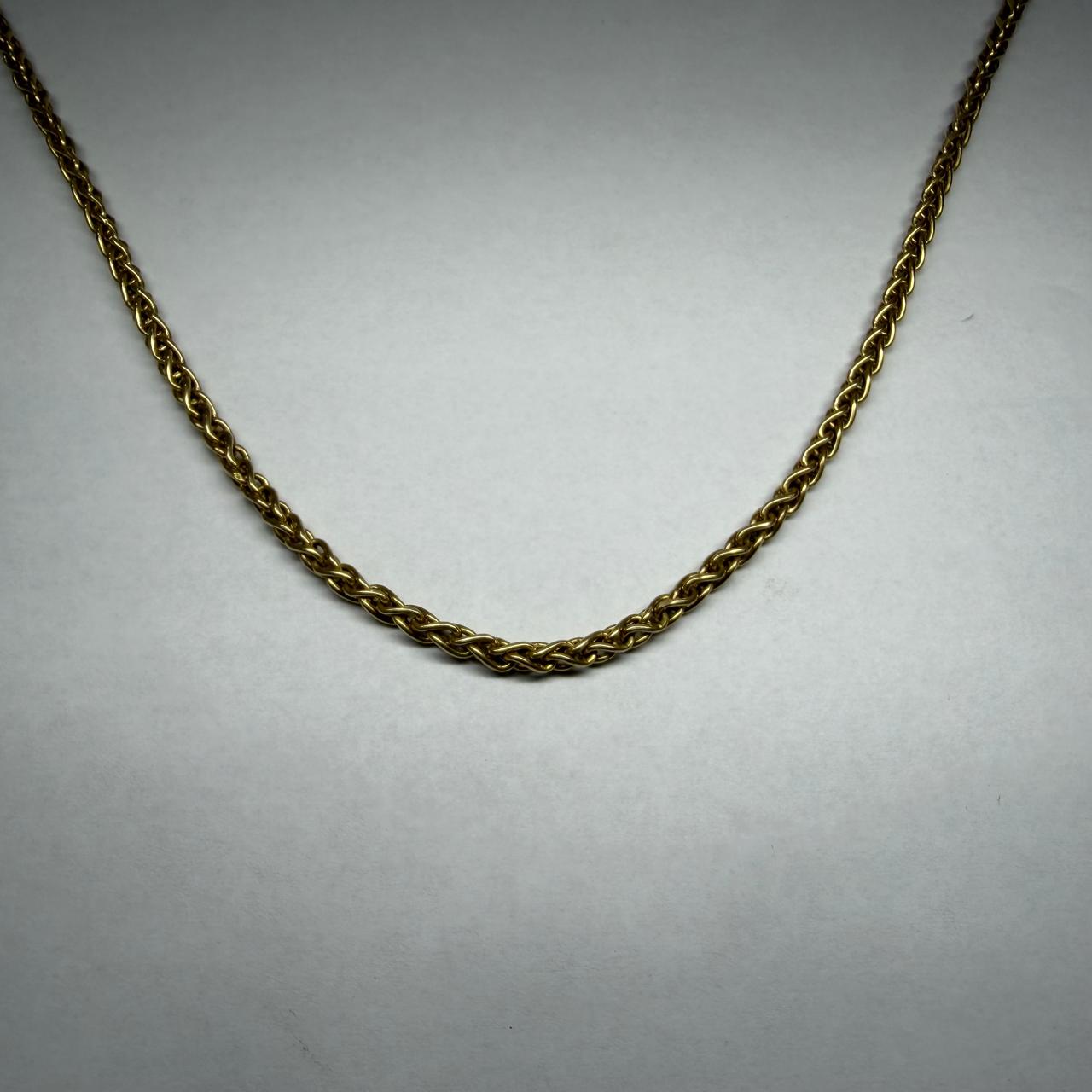 ✨💛 Cadena de Oro de 14K Diseño Eslabón Trenzado de 60 cm | 14.1 g de Oro 💛✨