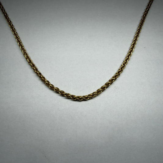 ✨💛 Cadena de Oro de 14K Diseño Eslabón Trenzado de 60 cm | 14.1 g de Oro 💛✨