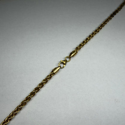 ✨💛 Cadena de Oro de 14K Diseño Eslabón Trenzado de 60 cm | 14.1 g de Oro 💛✨