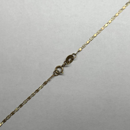 ✨💛 Cadena Estilo Gucci de Oro de 10K con Dije de Corazón | 42 cm | 2 g de Oro 💛❤️