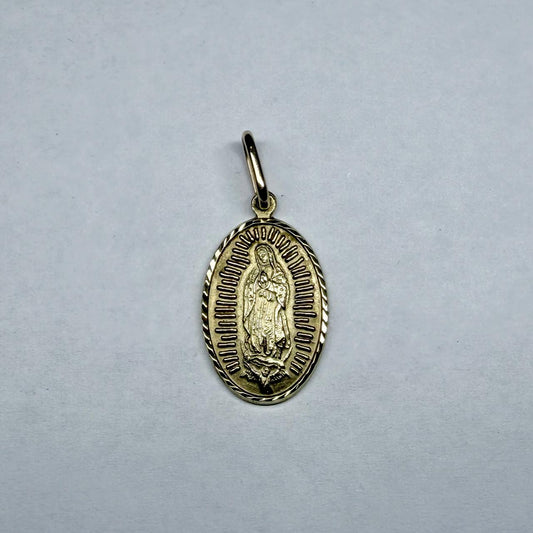 ✨💛 Dije de Oro de 10K – Virgen de Guadalupe | 2.4 g de Oro 💛🙏✨