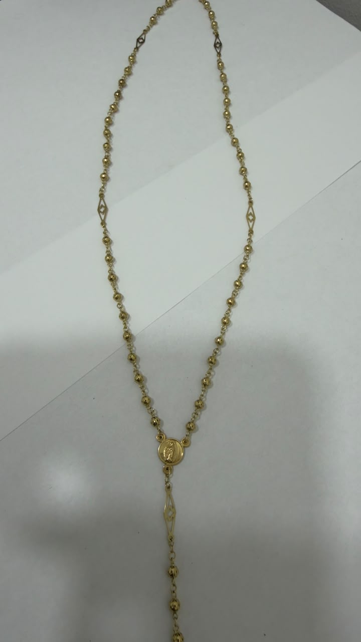 ✨ Rosario en Oro 14K
