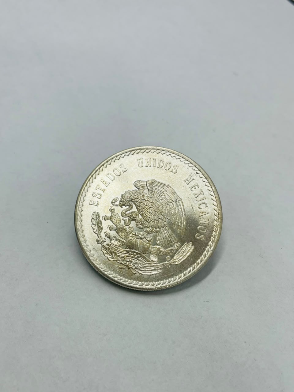 Moneda 5 Pesos • Cuauhtémoc • Plata .900