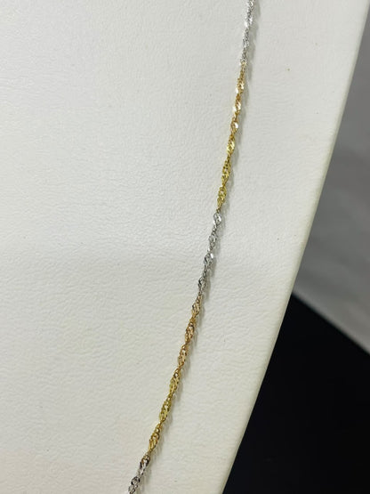 Cadena de Oro 14K • 2.9g • 62cm