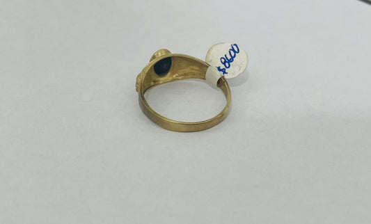 Anillo Oro con piedra 10k/3.80gr/#12