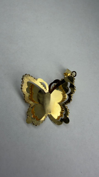 DIJE MARIPOSA ORO 18K – USADO