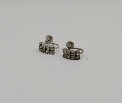 Aretes de broche PLATA925 peso 2.7gr, usado