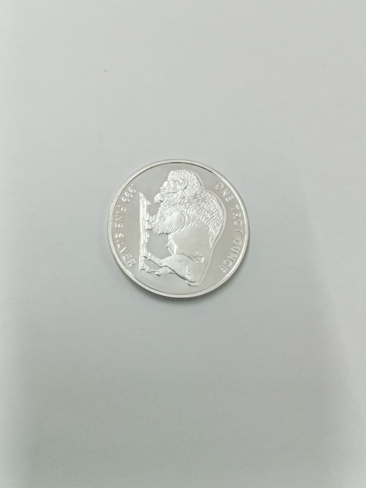 Moneda de Plata Buffalo Indio Americana .999