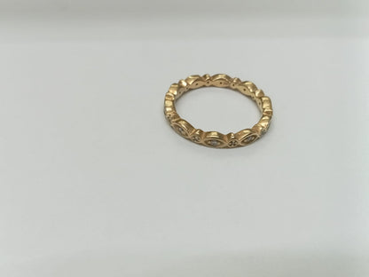 anillo de oro 10k- diseño churumbela talla 6 y 1/2
