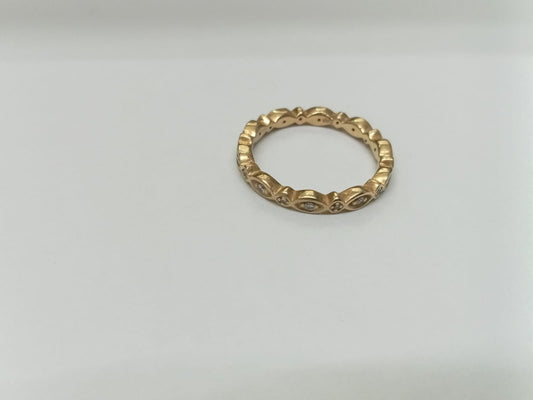 anillo de oro 10k- diseño churumbela