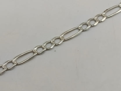 Pulsera eslabon 3x1 PLATA 925 peso 5.4gr