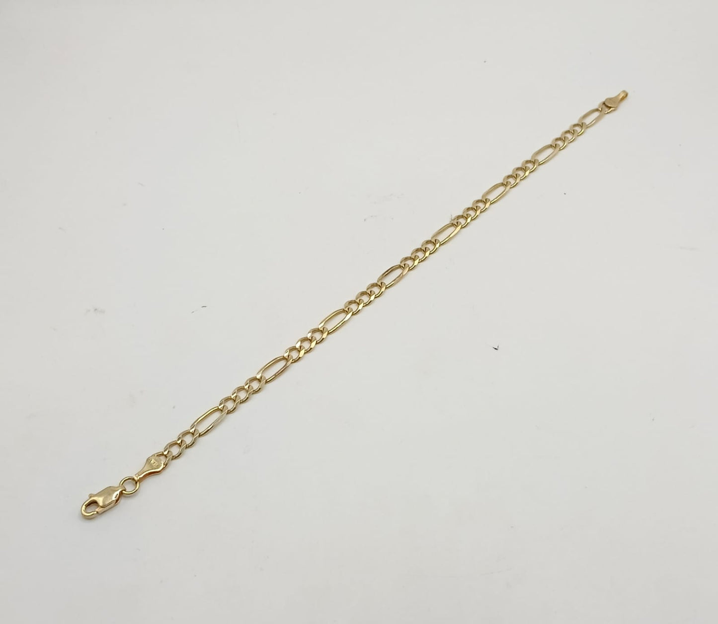 Pulsera eslabon 3x1 ORO 10k peso 4.5gr, usado