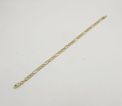 Pulsera eslabon 3x1 ORO 10k peso 4.5gr, usado