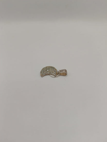 Dije media luna PLATA 925 peso 2.8gr, usado