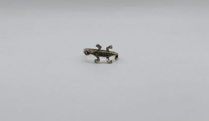 Anillo lagartija PLATA 925 peso 1.7gr, usado
