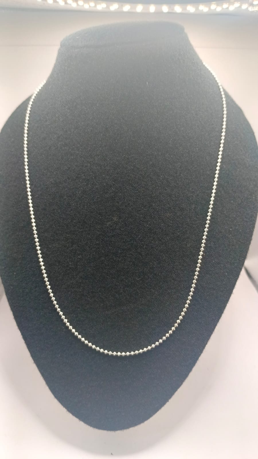 Cadena de PLATA 925 peso 6.3gr cuentas, nuevo