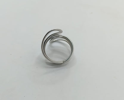 Anillos con curvas PLATA 925 peso 5.5gr