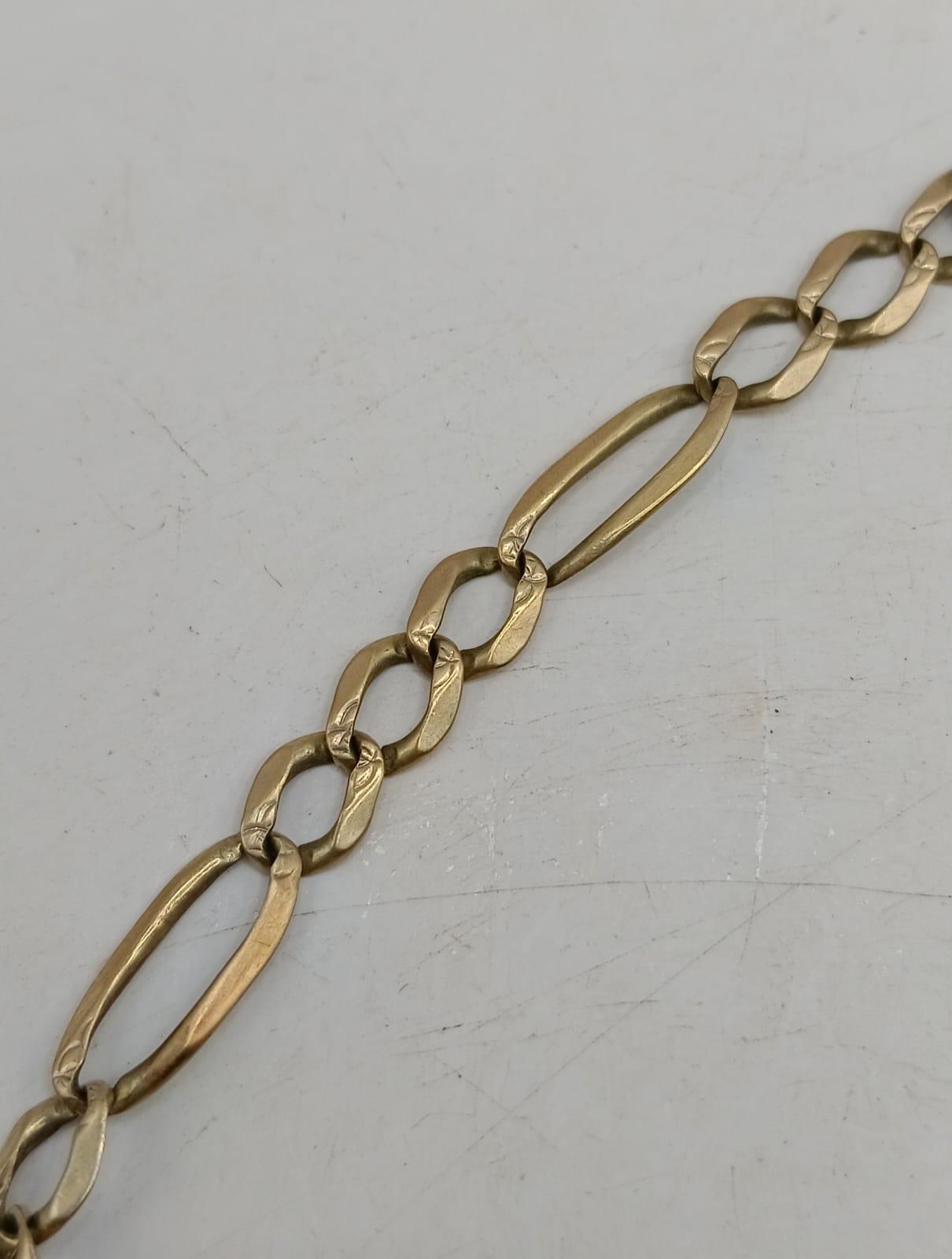 Esclava para caballero ORO 10k peso 9.9gr, usado