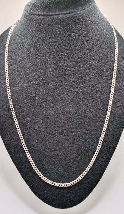 Collar eslabon 1x1 PLATA 925 peso 13.4gr, usado