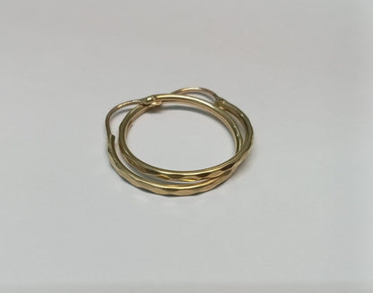 Arracadas Diamantadas en Oro 10K – 1.3g