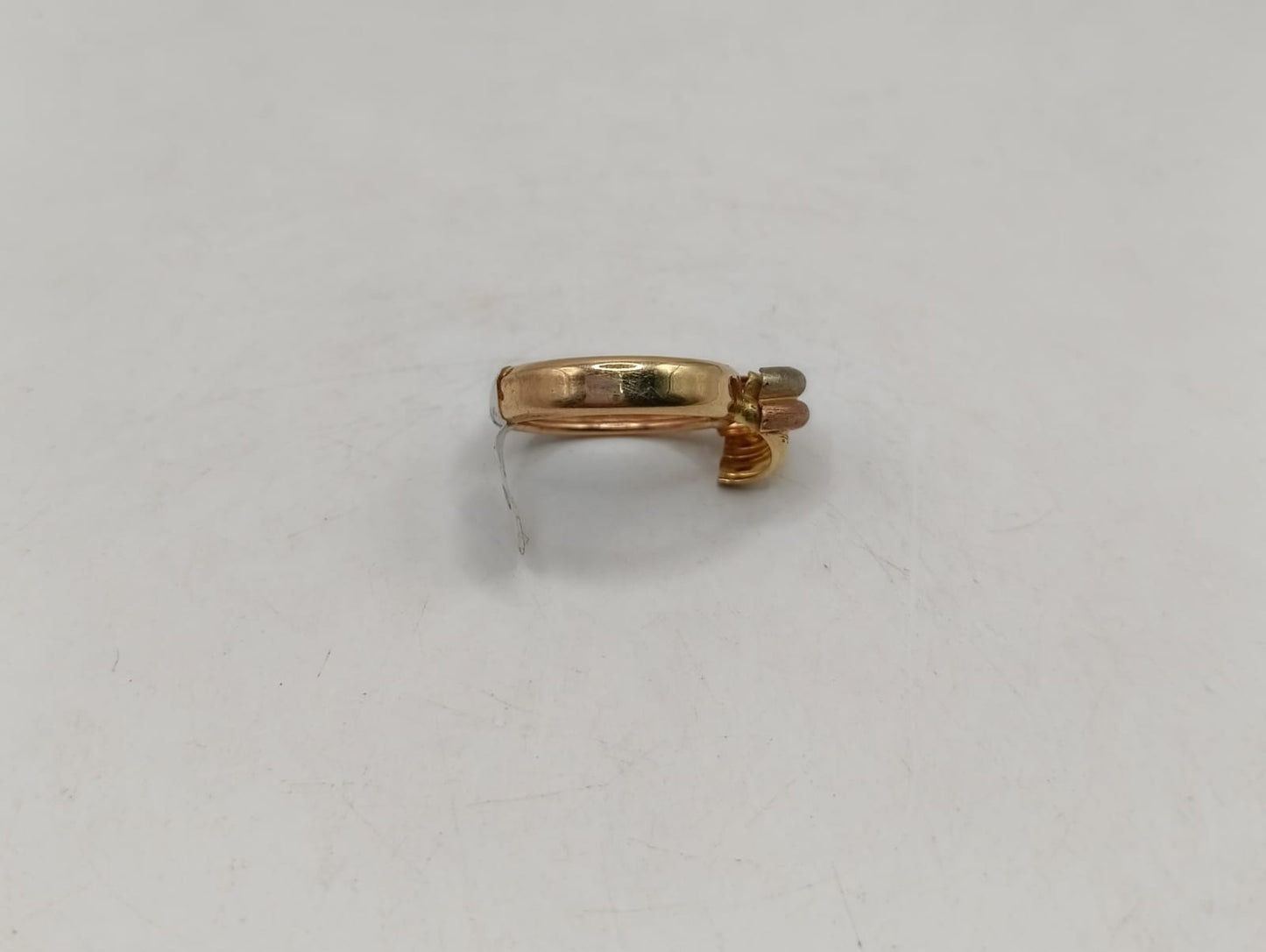 Anillo 4 tonos ORO 10k peso 2gr, usado