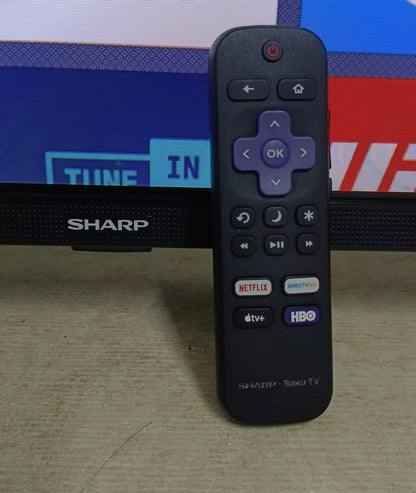 Smart tv SHARP 32 pulgadas con control, usado