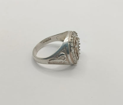 Anillo herradura PLATA 925 peso 5.9gr