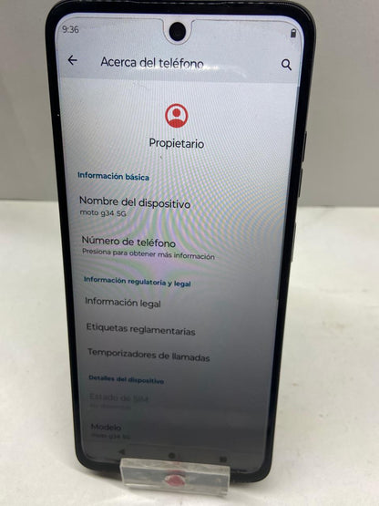 💙 MOTOROLA G34 – 256GB / 8GB RAM ⚡📱