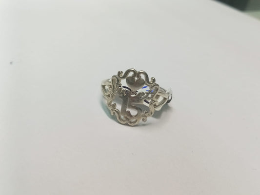 Anillo de Plata para 15 Años – Talla 6.5