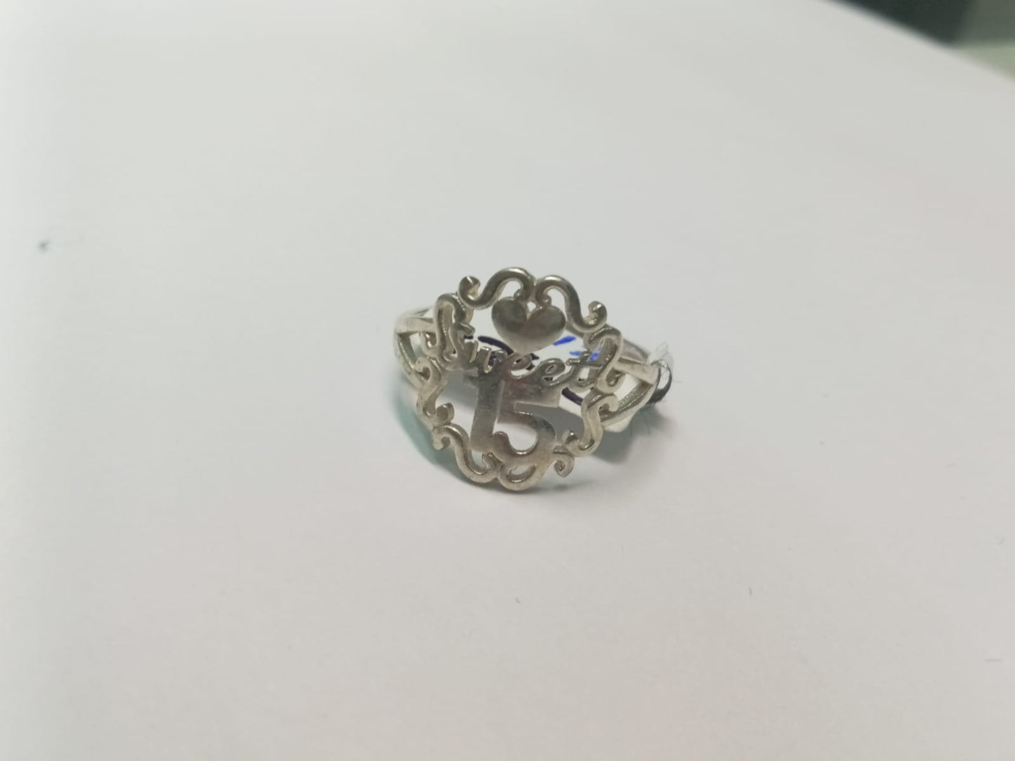 Anillo de Plata para 15 Años – Talla 6.5