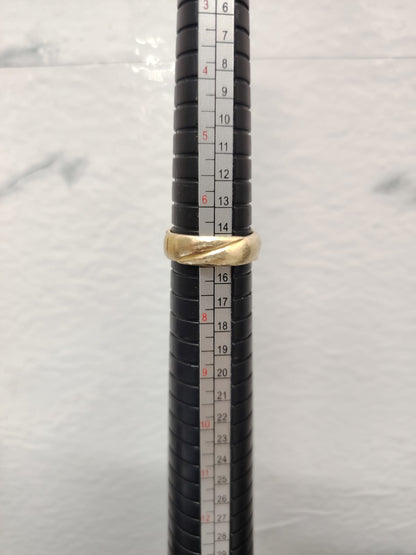 ANILLO LISO ORO DE 10K-USADO