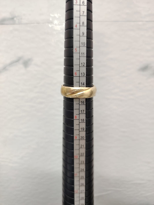 ANILLO LISO ORO DE 10K-USADO