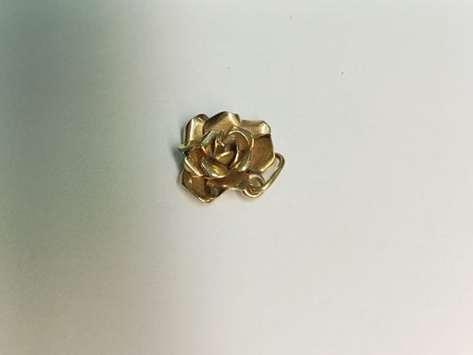 dije de oro 10k -diseño rosa peso 1.2