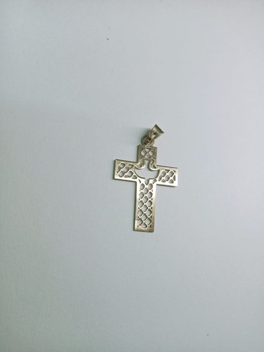 Dije de Oro 10K – Diseño Cruz
