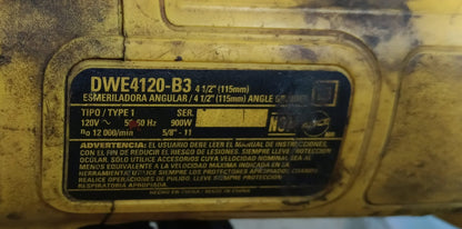 Mini esmeril DEWALT dwe4120, usado