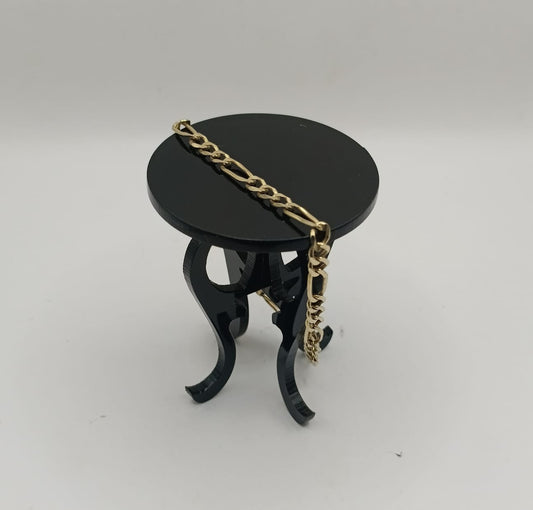Pulsera eslabon 3x1 ORO 10k peso 4.5gr, usado