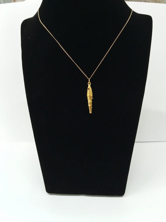 ✨ DIJE DE ORO 10K – DISEÑO PEZ 🐟✨