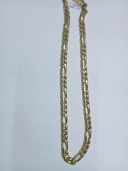 🔗 Cadena Fígaro en Oro 14k – Fuerza, Lujo y Estilo en una Sola Pieza 🔗