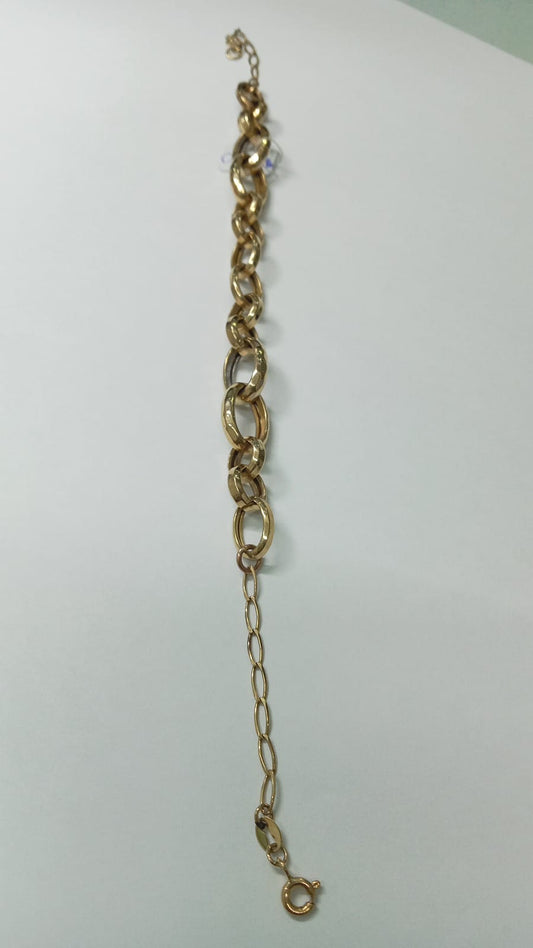 Pulsera de oro 10k 6.4gr 22cm