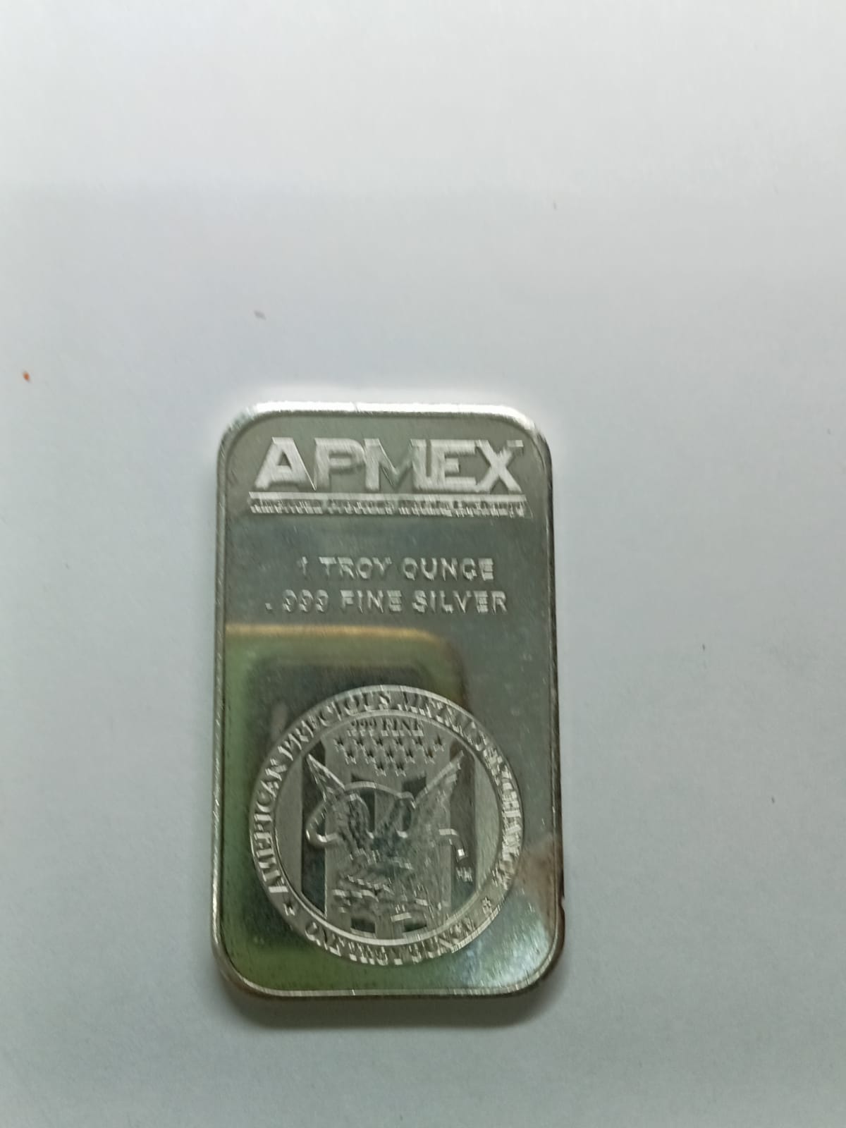 1 Onza Troy de Plata Fina Ley .999