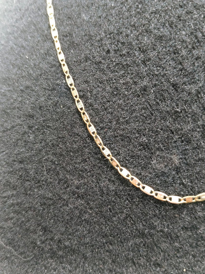 Cadena 3 tonos ORO 8k peso 1.8gr, usado