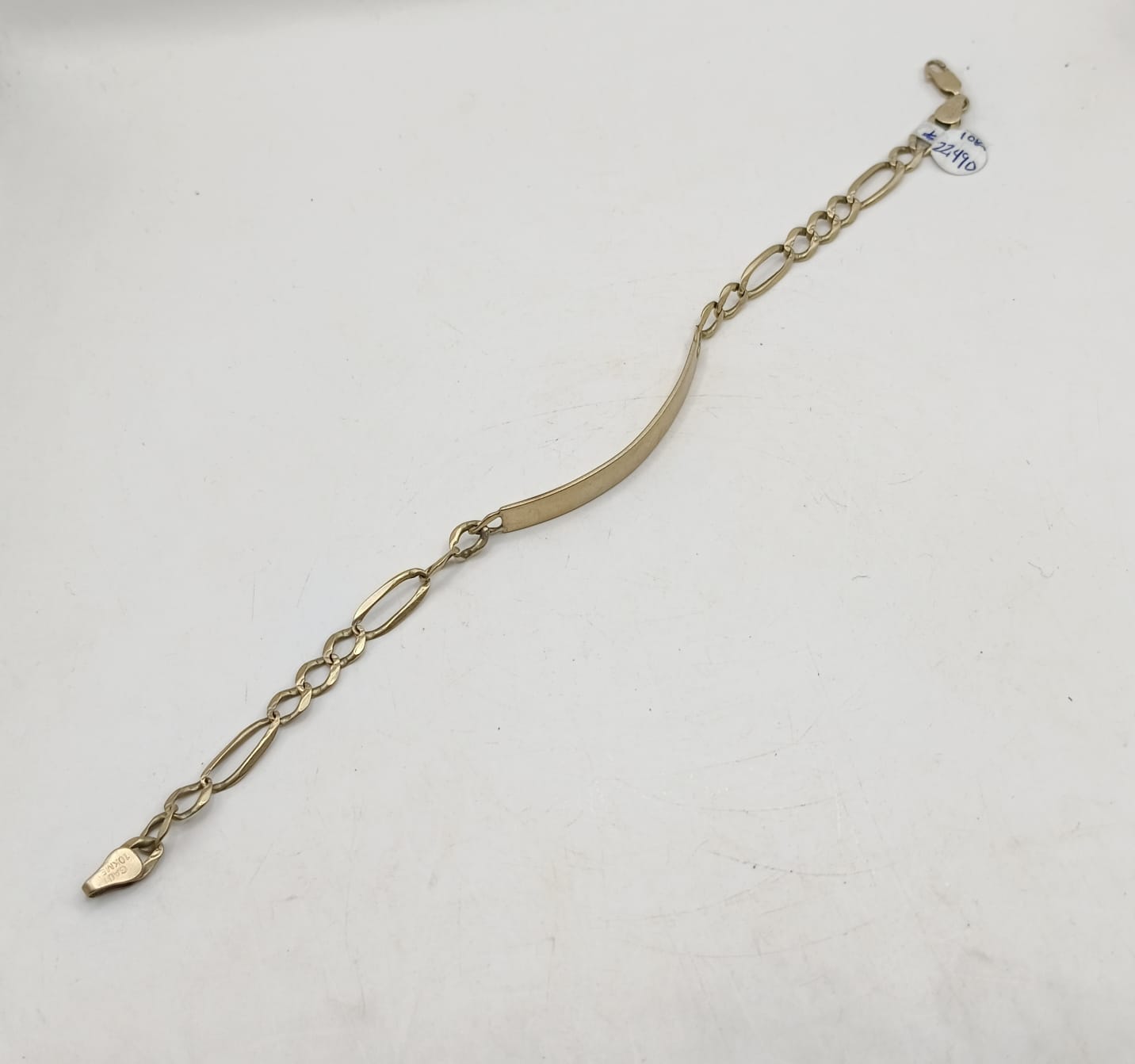 Esclava para caballero ORO 10k peso 9.9gr, usado