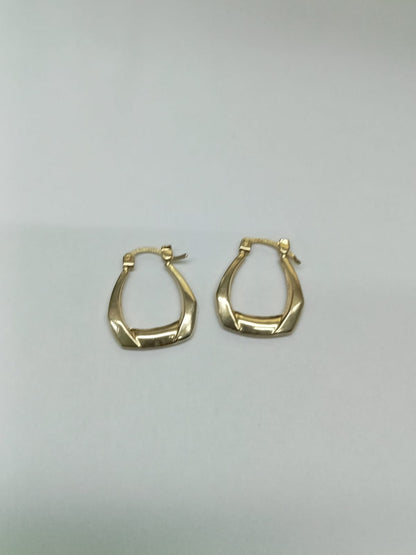 par aretes de oro 14k