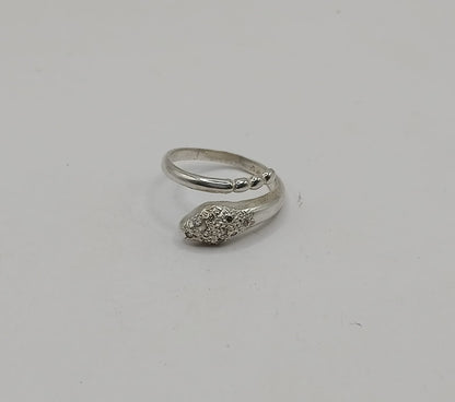Anillo vibora PLATA 925 peso 3.1gr, usado